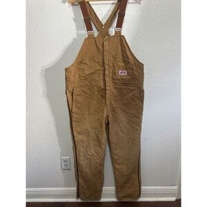 Liberty Duck Bib Overall Quilted Lined Work Men's  Size 38-40